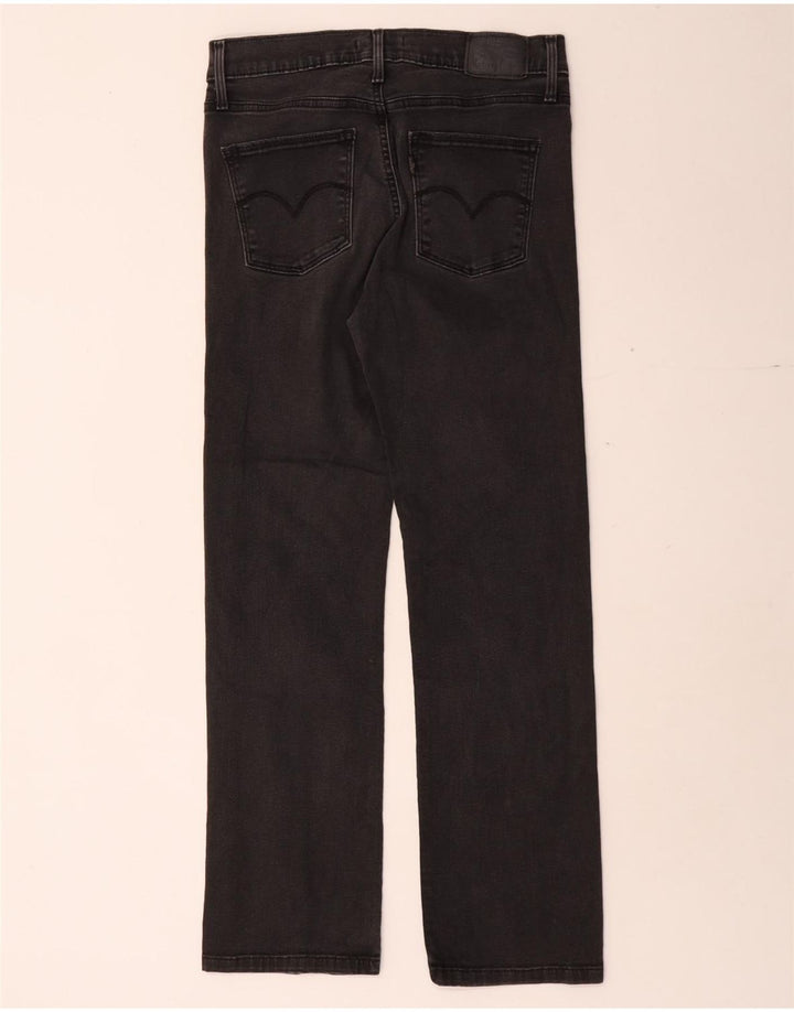 Vaqueros Levi's Shaping Straight Mujer W29 L27 Algodón Negro