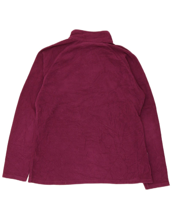 Jersey de forro polar con cremallera y cuello para mujer de Mountain Warehouse UK 46 Grande Púrpura