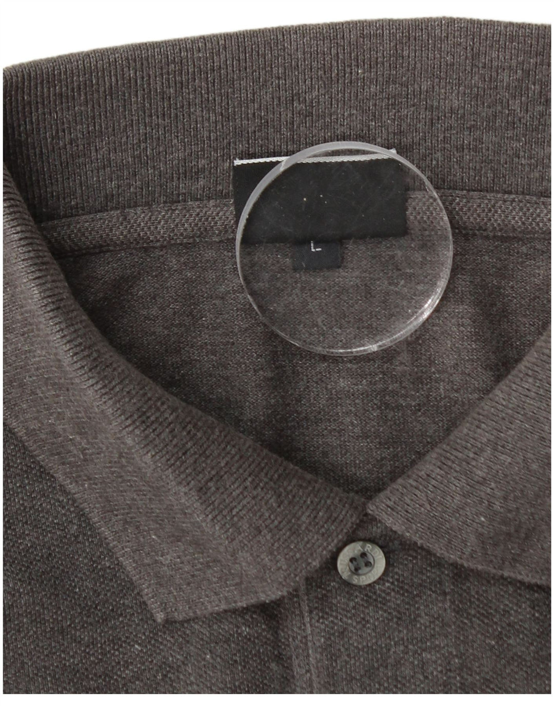 TRUSSARDI Polo Hombre Grande Gris Algodón