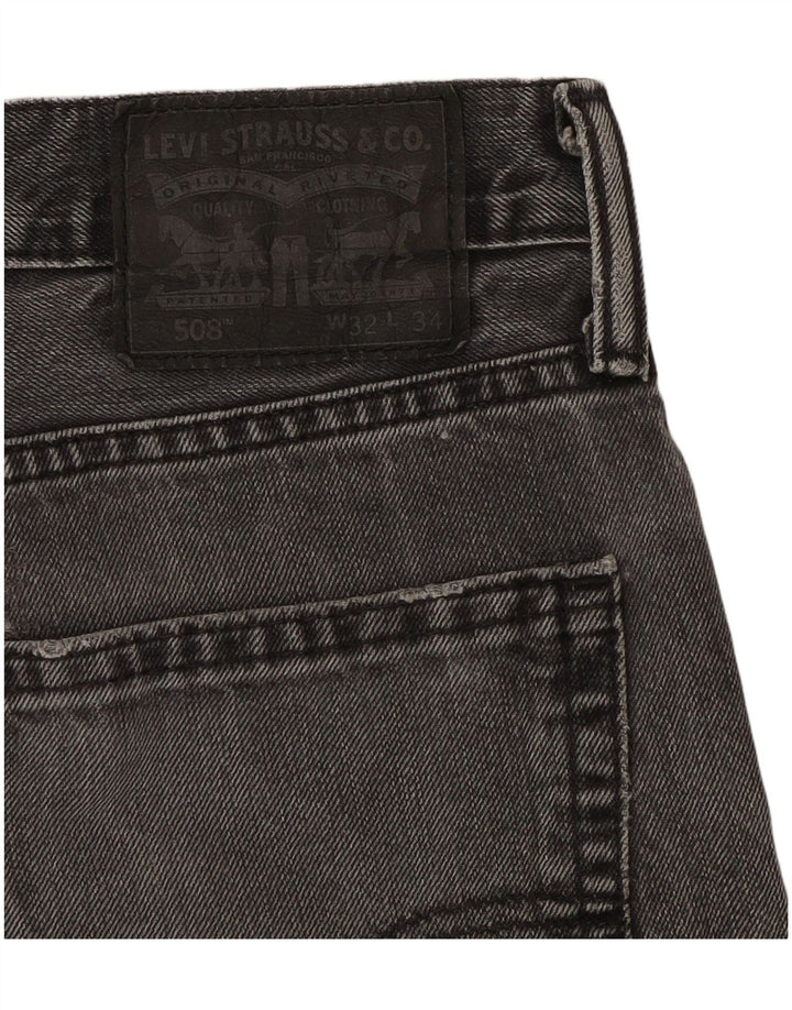 Levi's Vaqueros cónicos 508 para hombre W32 L28 Algodón gris