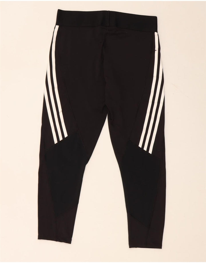 Adidas Leggings Aeroready para mujer Reino Unido 12/14 Mediano Negro Poliéster