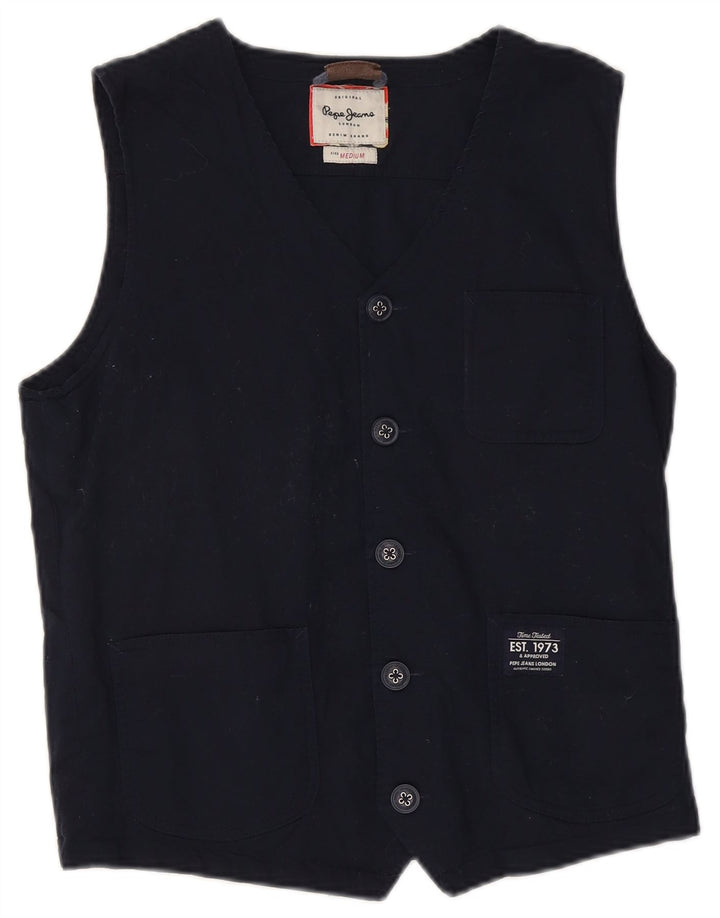 Chaleco Hombre PEPE Jeans Algodón Azul Marino Medio