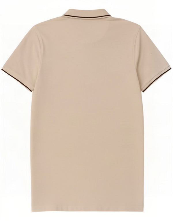 Lee Mens Regular Fit Polo Shirt Small White Cotton
