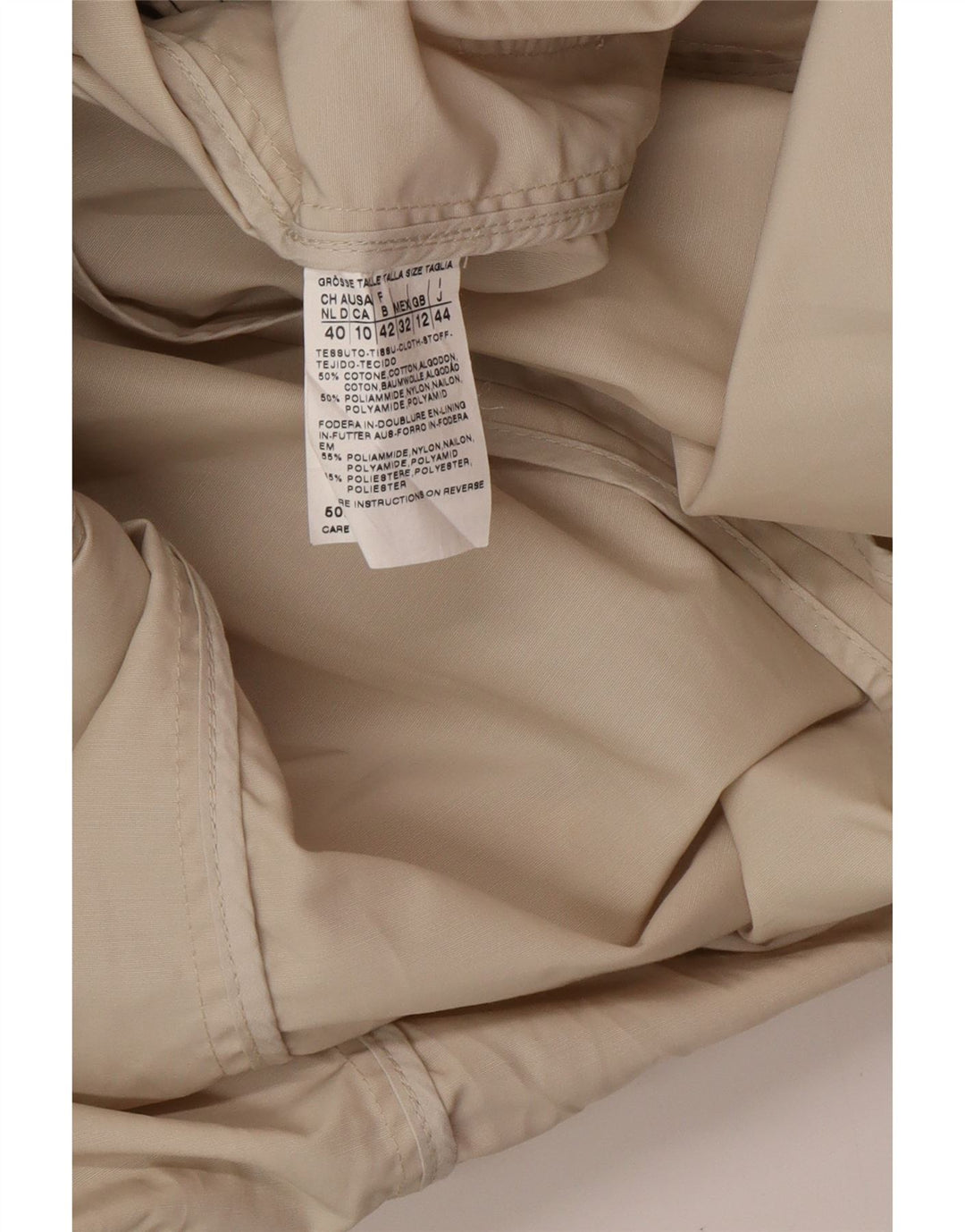 MAX MARA Gabardina de fin de semana para mujer Reino Unido 12 Medio Beige Algodón Clásico