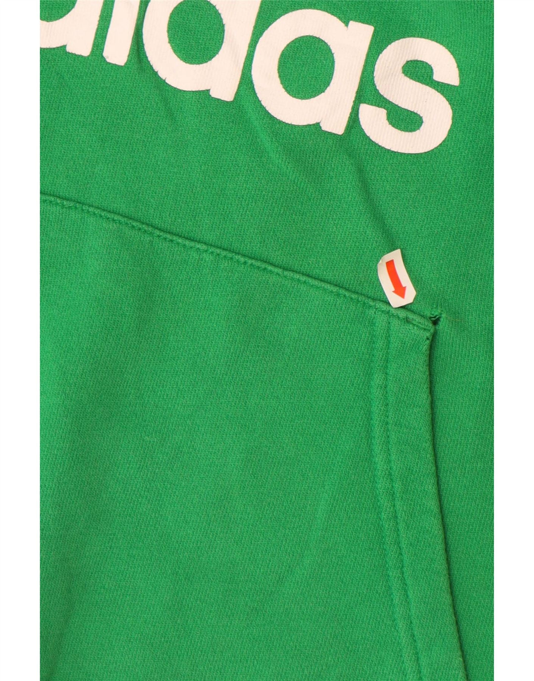ADIDAS Sudadera con capucha gráfica para hombre Jersey grande de algodón verde