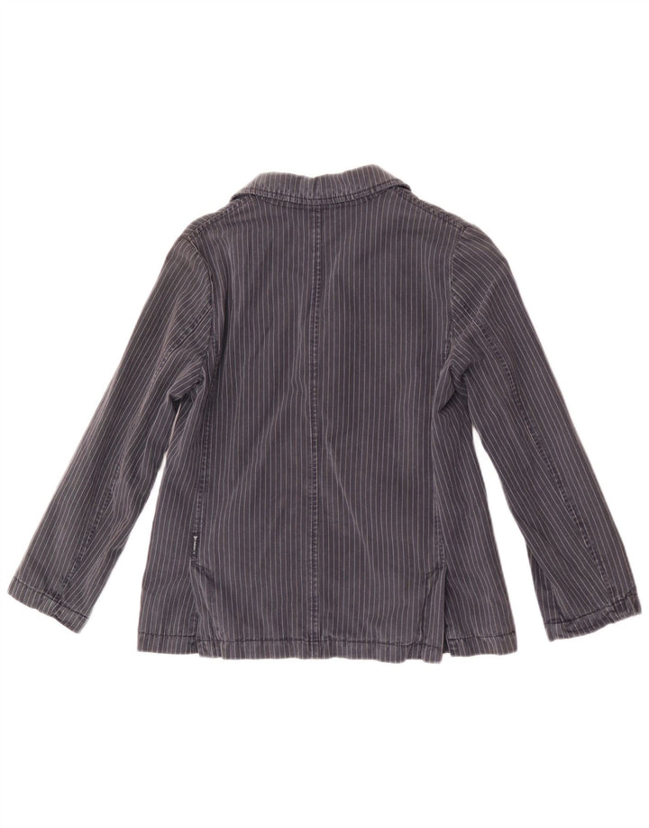 Armani Junior Chaqueta tipo blazer de 3 botones para niño 9-10 años Azul marino a rayas