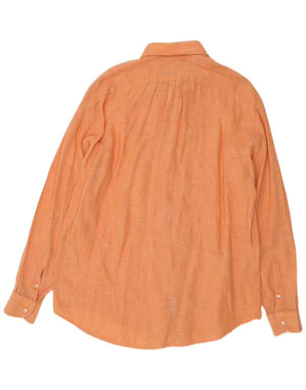 Camisa Harmont & Blaine para hombre 2XL Lino naranja