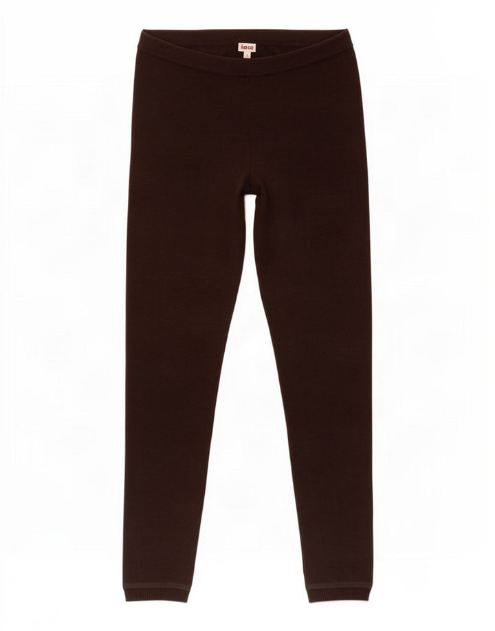 Kenzo Leggings para mujer UK 8 Small Lana marrón