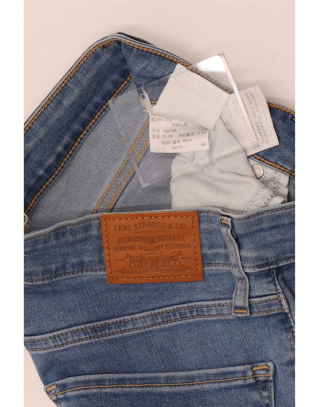 Levi's Vaqueros Bootcut De Talle Alto 725 Para Mujer W29 L32 Azul