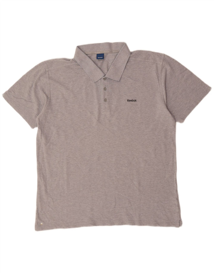 Polo Reebok Hombre XL Gris Algodón
