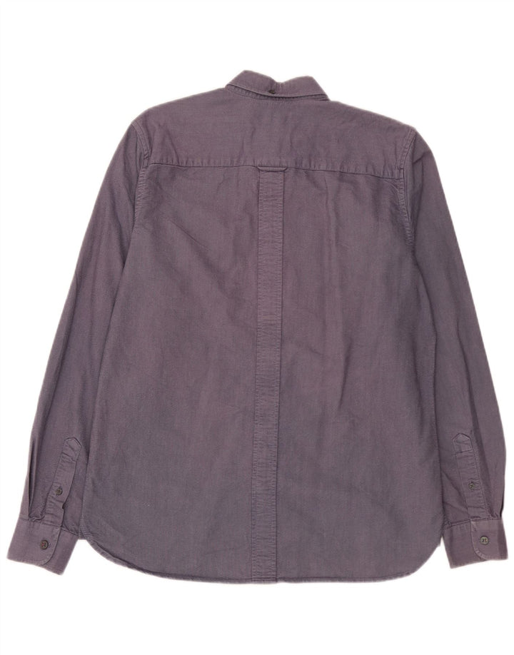Camisa Fred Perry Hombre Azul Medio Algodón