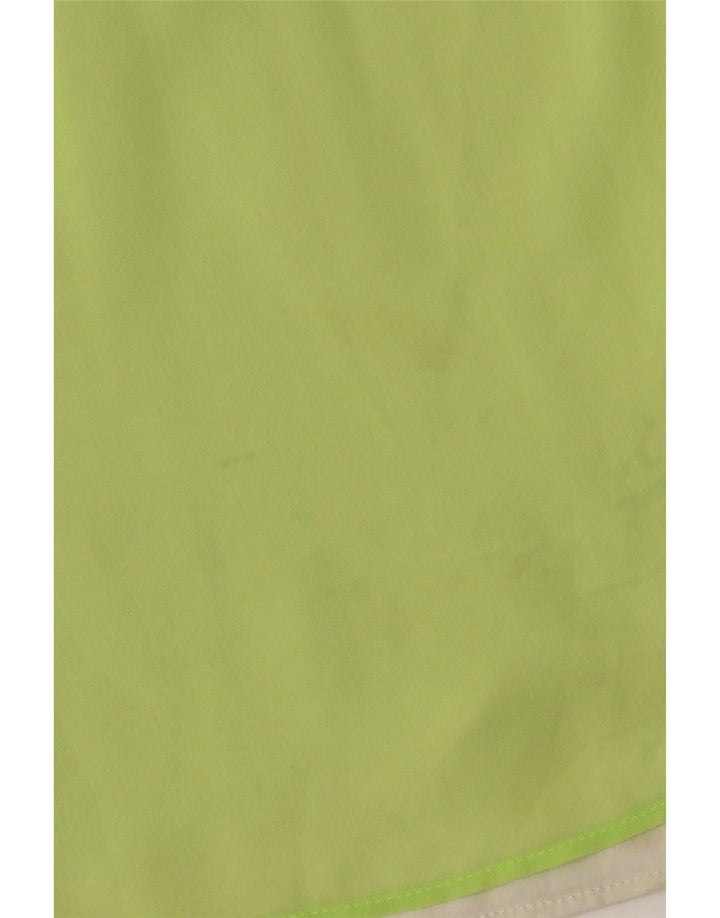 Zara Mujer Cami Top UK 10 Pequeño Poliéster Verde