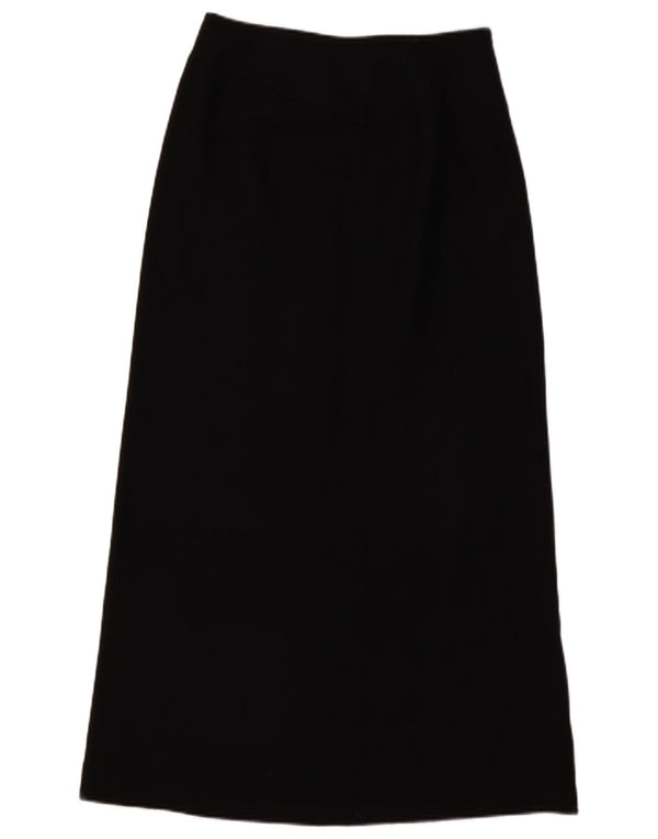 Hobbs Falda larga para mujer UK 8 Small W30 Lana negra