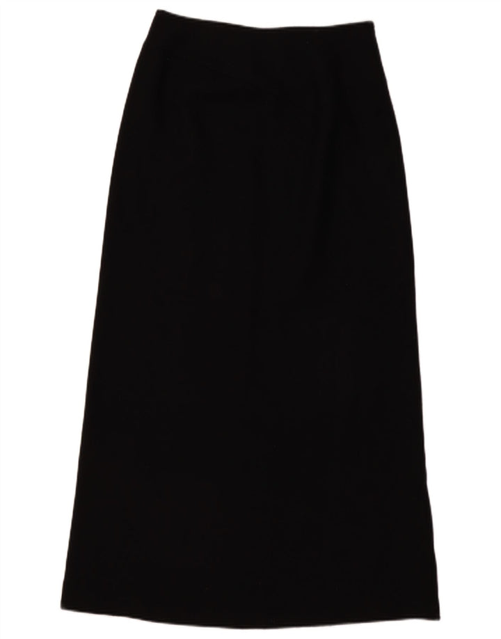 Hobbs Falda larga para mujer UK 8 Small W30 Lana negra