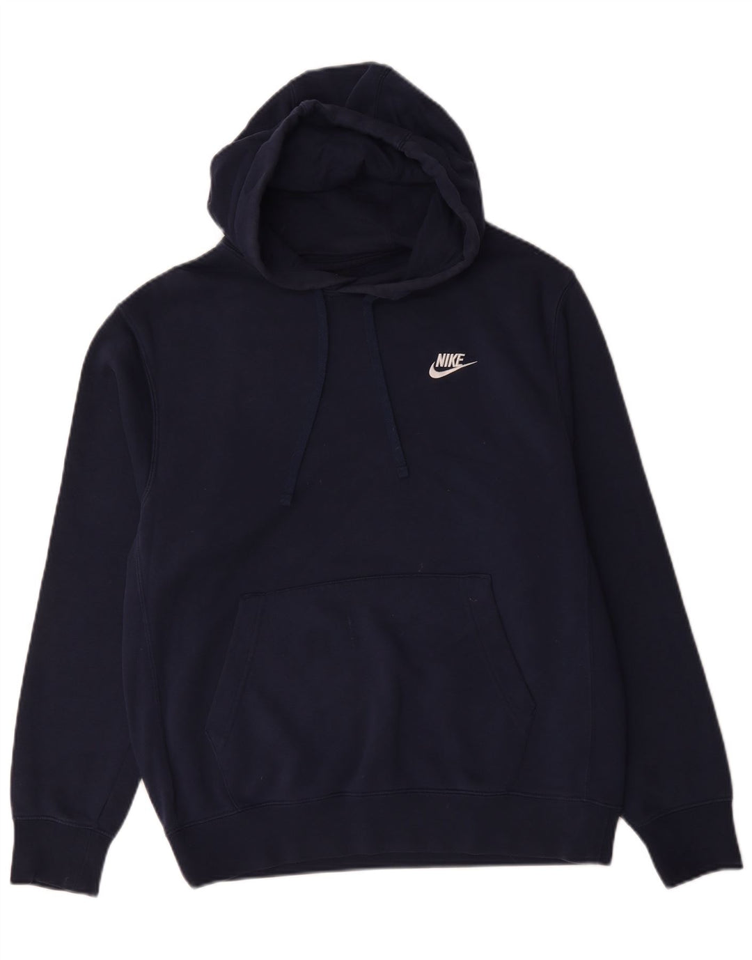 Nike Hombre Sudadera con capucha Jumper Medium Azul Marino Algodón