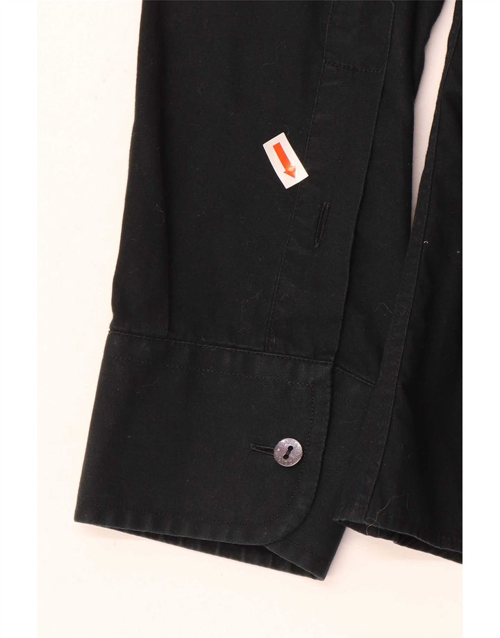 Dolce & Gabbana Camisa Hombre Talla 41 16 Grande Negra