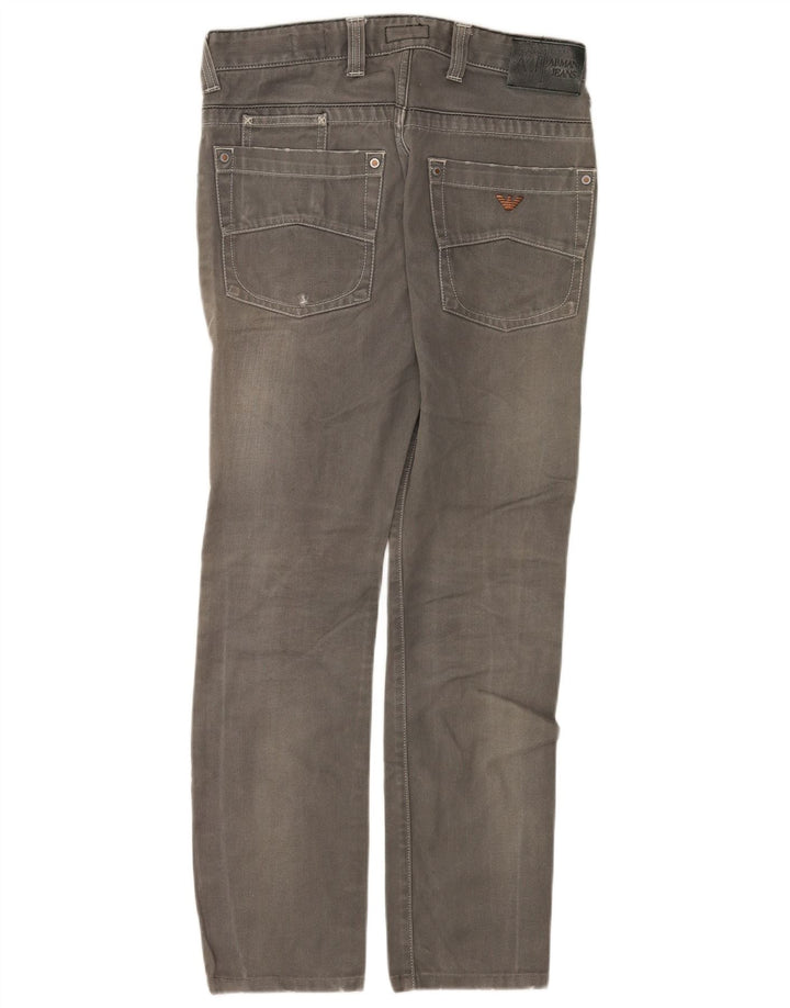 ARMANI Vaqueros ajustados para hombre W32 L30 Algodón gris