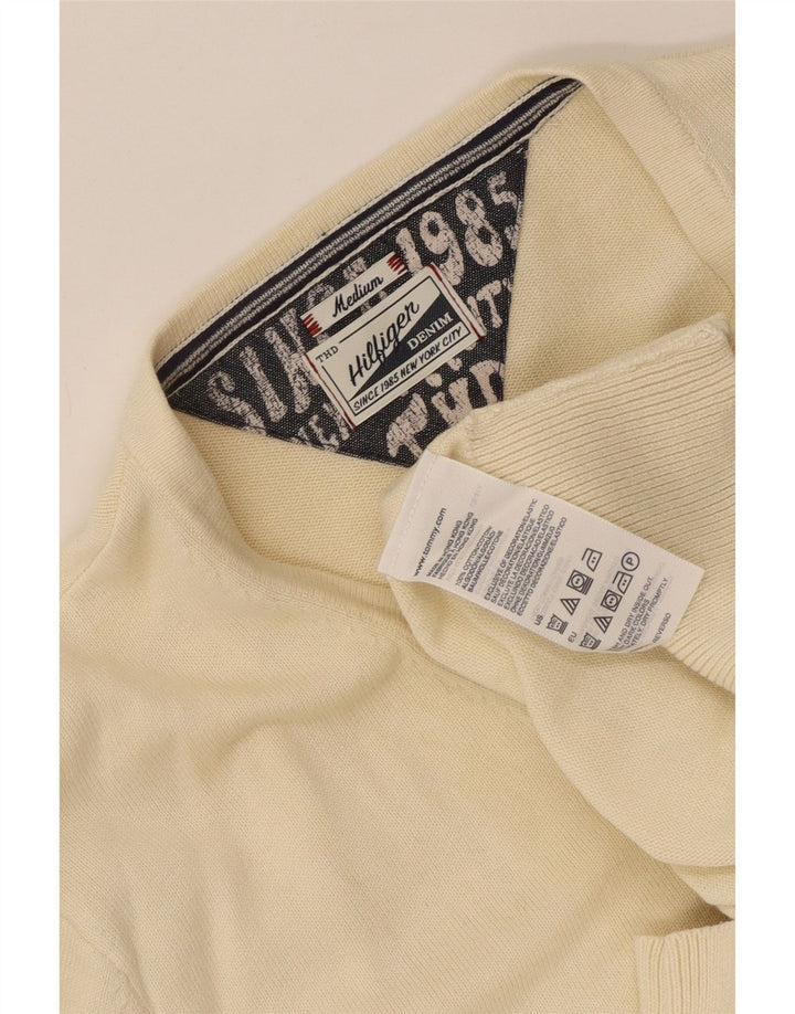Tommy Hilfiger Jersey con Cuello en V para Hombre Algodón Beige Medio