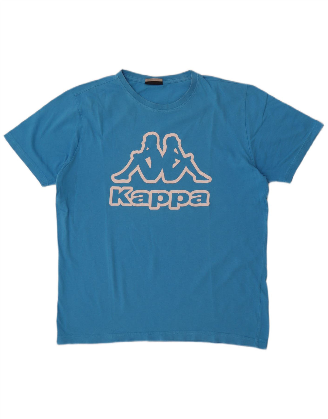 Kappa - Camiseta gráfica para hombre, talla grande, algodón azul