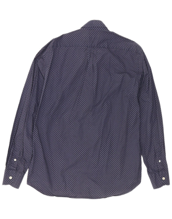 Camisa Harmont & Blaine Hombre XL Algodón Manchado Azul Marino