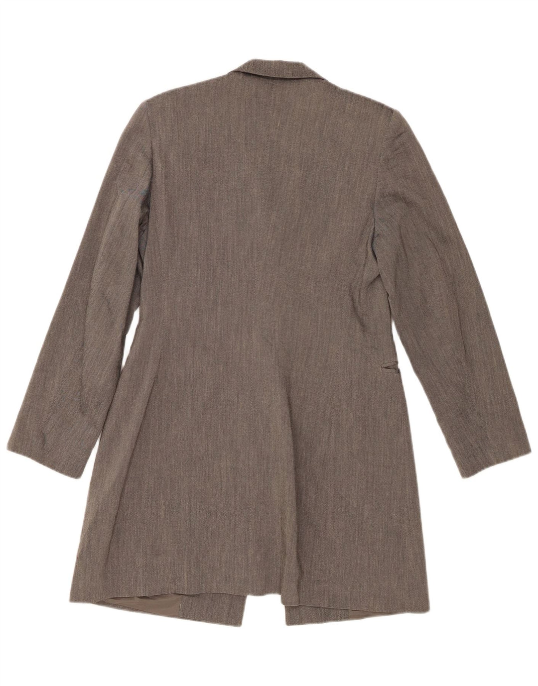 Metáfora Chaqueta tipo blazer larga con 1 botón para mujer IT 42 Viscosa gris medio