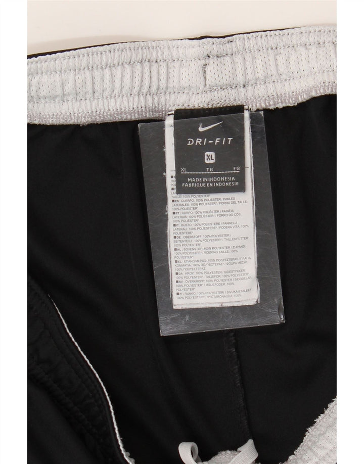 NIKE Pantalones cortos deportivos Dri Fit para hombre XL Poliéster color negro