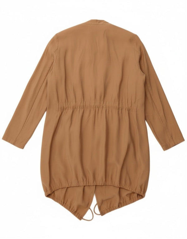 Zara Mujer Abrigo UK 10 Small Beige Modal