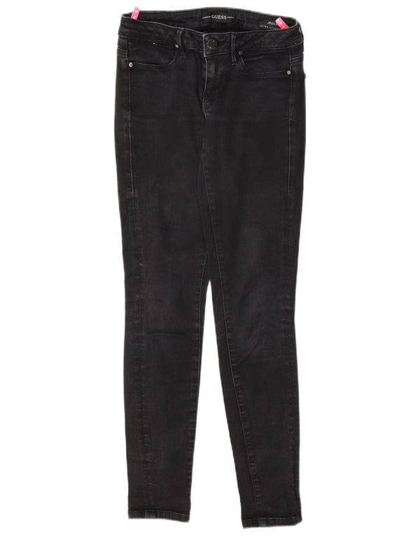 Guess Jeans Jegging Ajustados De Cintura Baja Para Mujer W26 L29 Algodón Gris