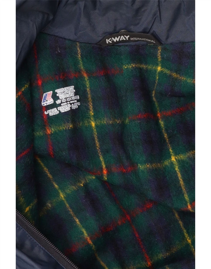 K-Way Chaqueta cortavientos para hombre UK 40 Large Azul marino