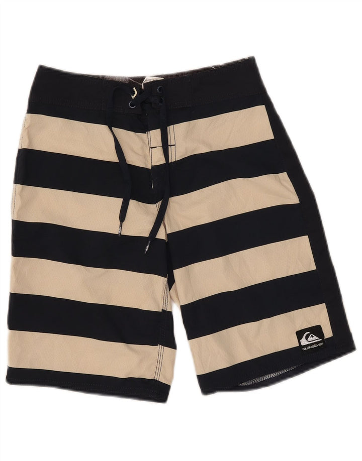 Quiksilver Bañador Corto Niño 9-10 Años Azul Marino Rayas Poliéster