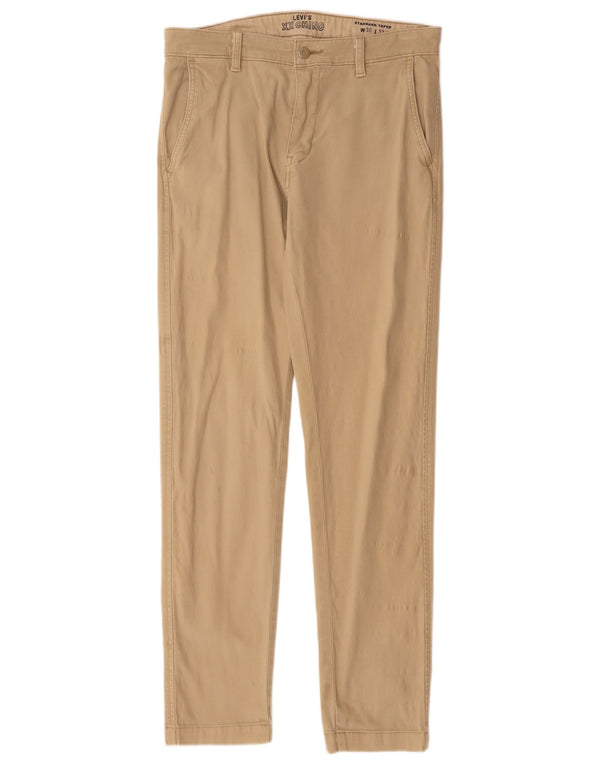 Levi's Pantalón chino cónico estándar para hombre W30 L32 Algodón beige