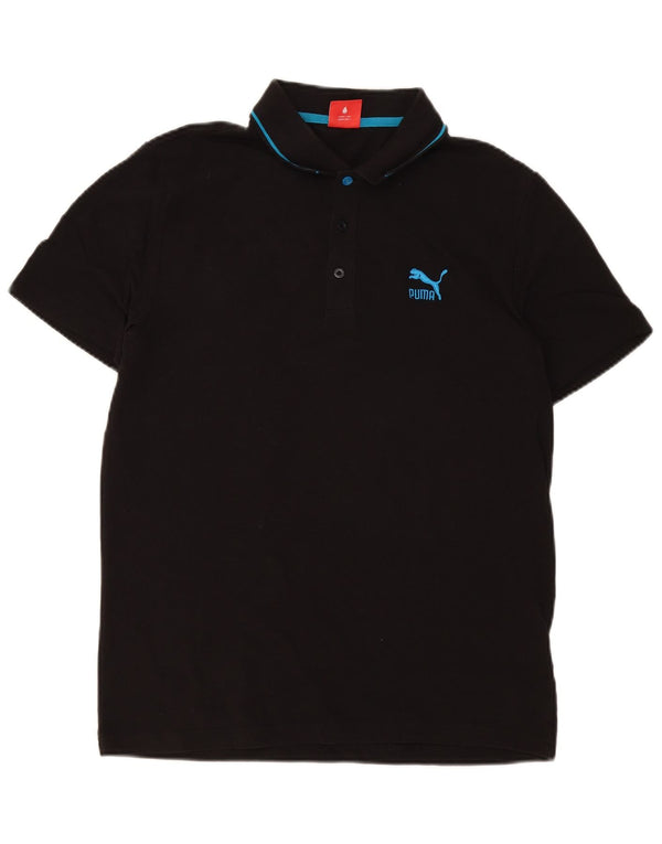 Polo Puma Hombre Algodón Negro Mediano