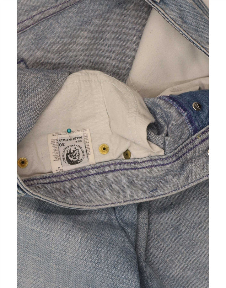 Pantalones Cortos De Mezclilla Diesel Hombre W30 Algodón Azul Medio