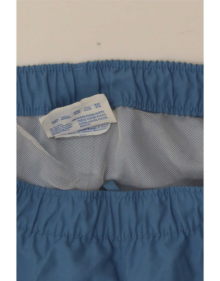 Champion Pantalones cortos deportivos para hombre poliéster azul grande