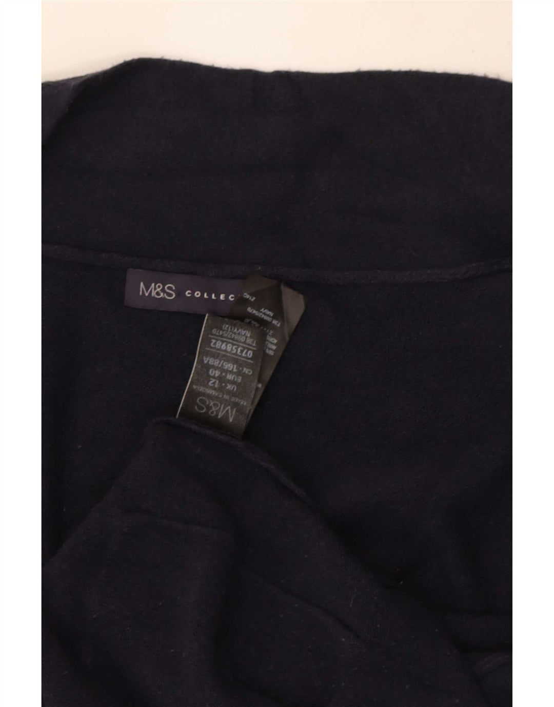 Marks & Spencer - Cárdigan largo para mujer, talla 40, tamaño mediano, azul marino