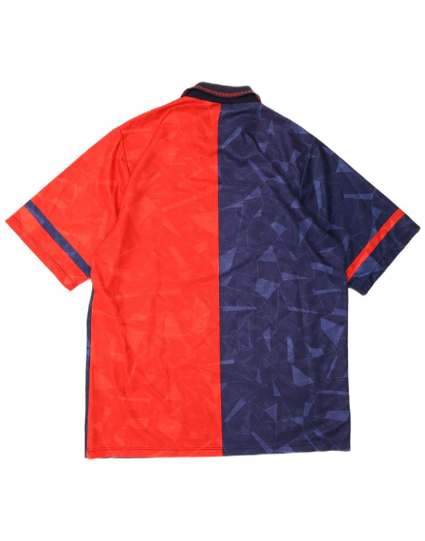 Camiseta Umbro Cagliari 1990-1991 Match Issue Home para hombre, talla grande, roja, deportiva