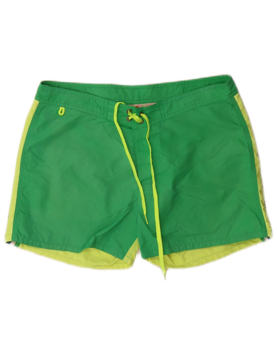 Bañador Sundek Hombre De Nylon Color Block Verde Medio