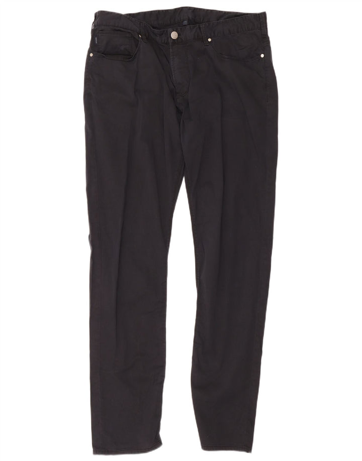 Armani Mens Slim Jeans W36 L32 Azul Marino Algodón