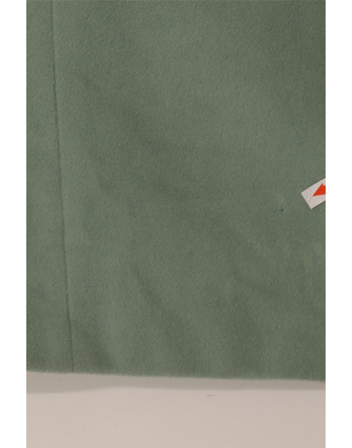 Marks & Spencer Abrigo cruzado para mujer UK 46 Lana verde grande