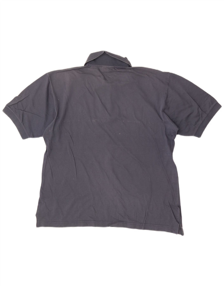 Sergio Tacchini Polo para hombre grande azul marino