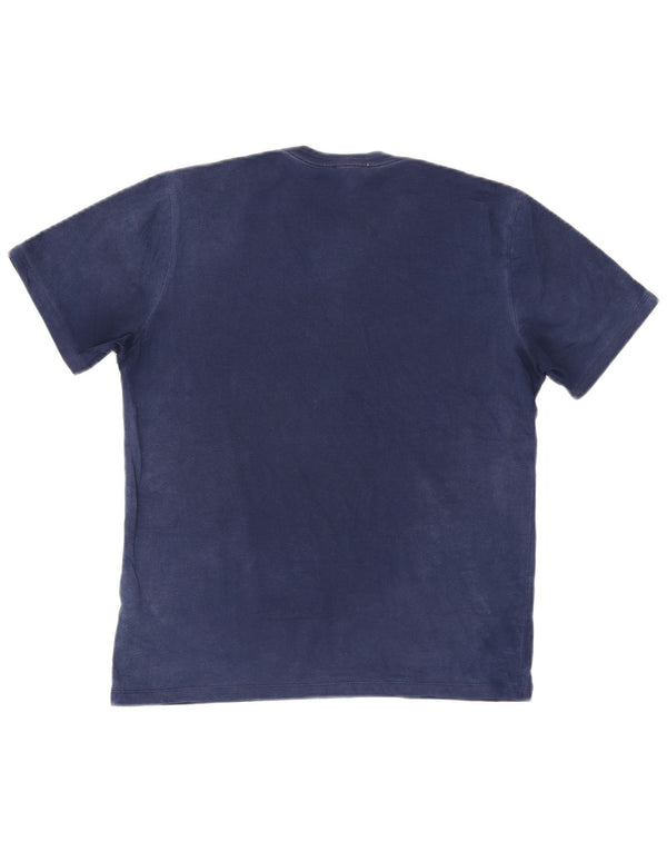 Camiseta Reiss Hombre Top Medium Azul Marino Algodón
