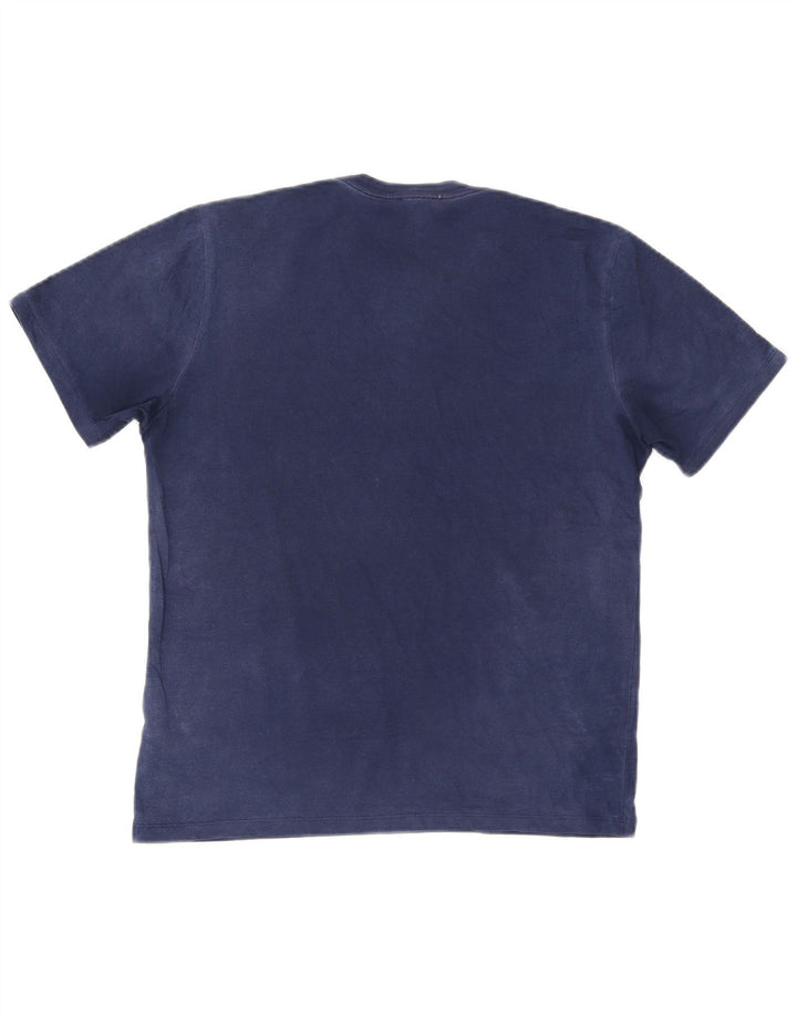 Camiseta Reiss Hombre Top Medium Azul Marino Algodón