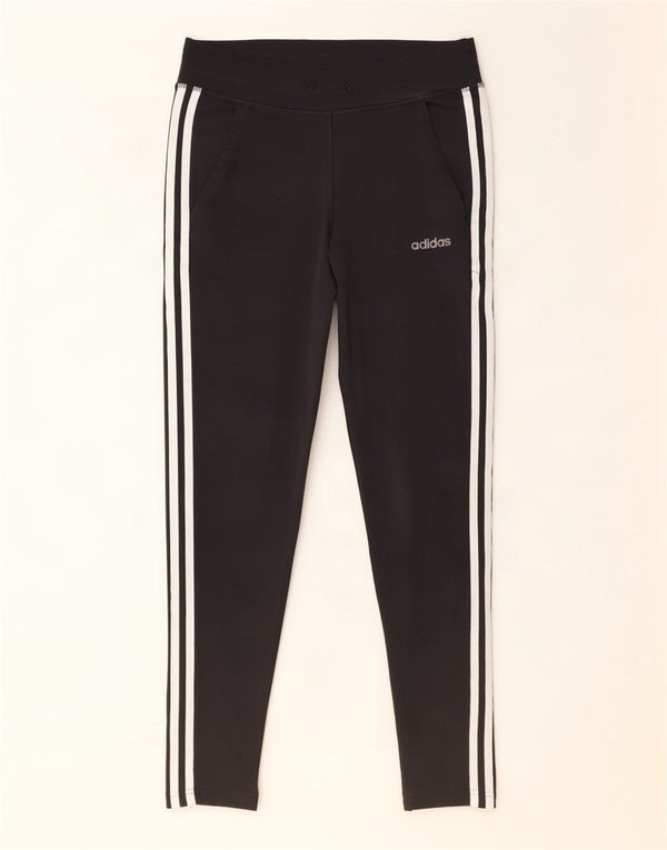 Adidas Pantalones de chándal para mujer UK 4/6 XS Negro Poliéster