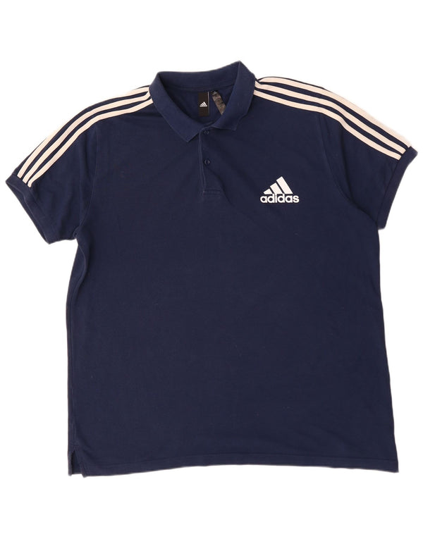 Adidas Polo Hombre 2XL Azul Marino Algodón