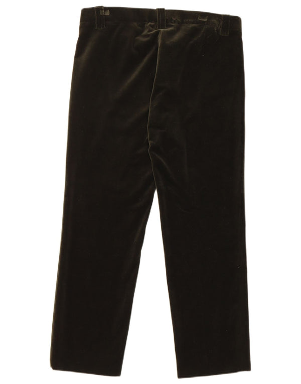 Metradamo Pantalones casuales de terciopelo para mujer EU 40 Medium W30 L25 Verde