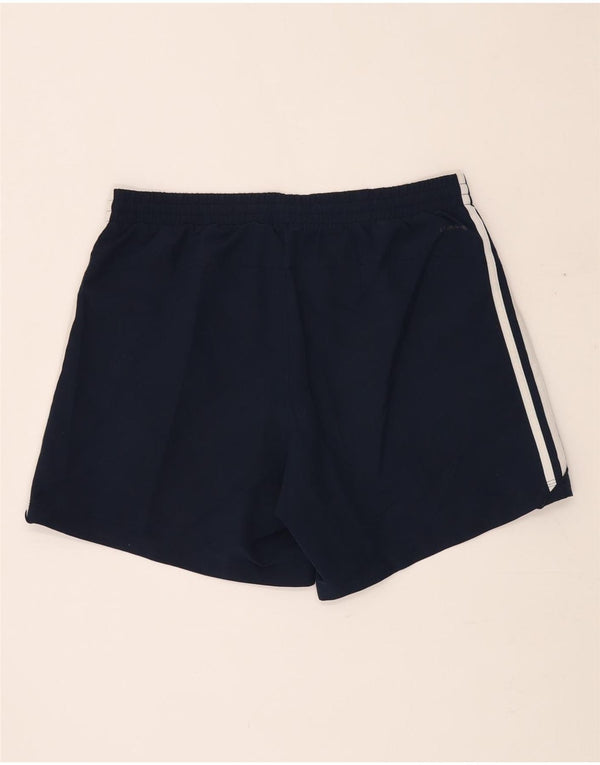 ADIDAS Hombres Climalite Sport Shorts Medio Azul Marino Poliéster