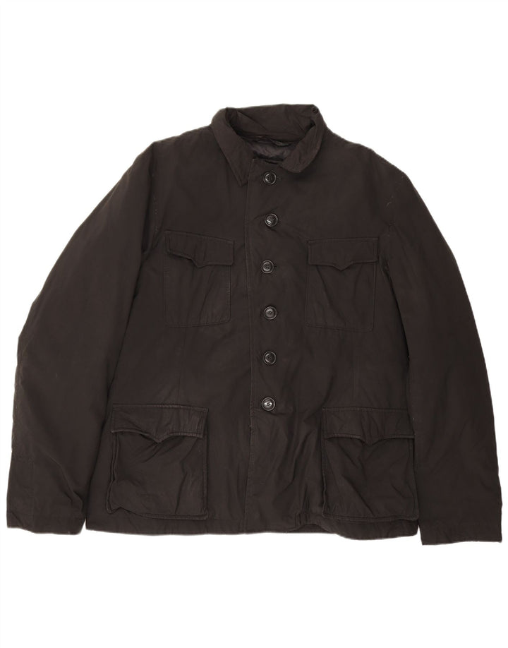 Aspesi Chaqueta utilitaria para hombre UK 42 XL Poliéster negro
