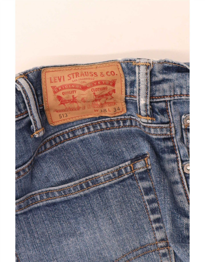 Levi's Hombre 513 Vaqueros Rectos Slim W38 L28 Azul