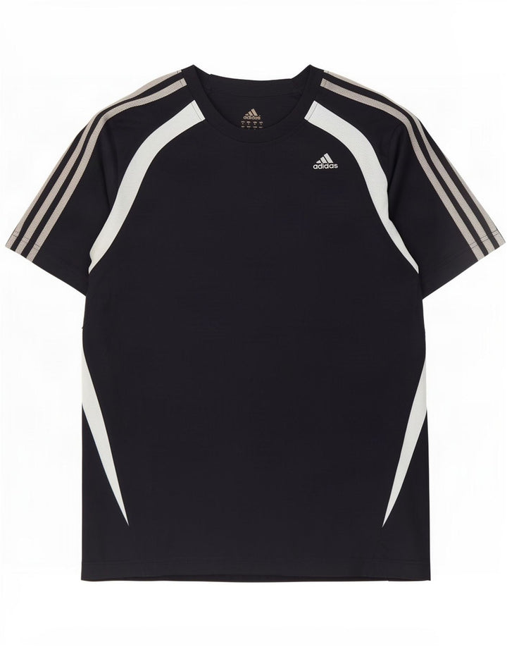Adidas Hombre Camiseta Top Medium Azul Marino Colorblock Poliéster