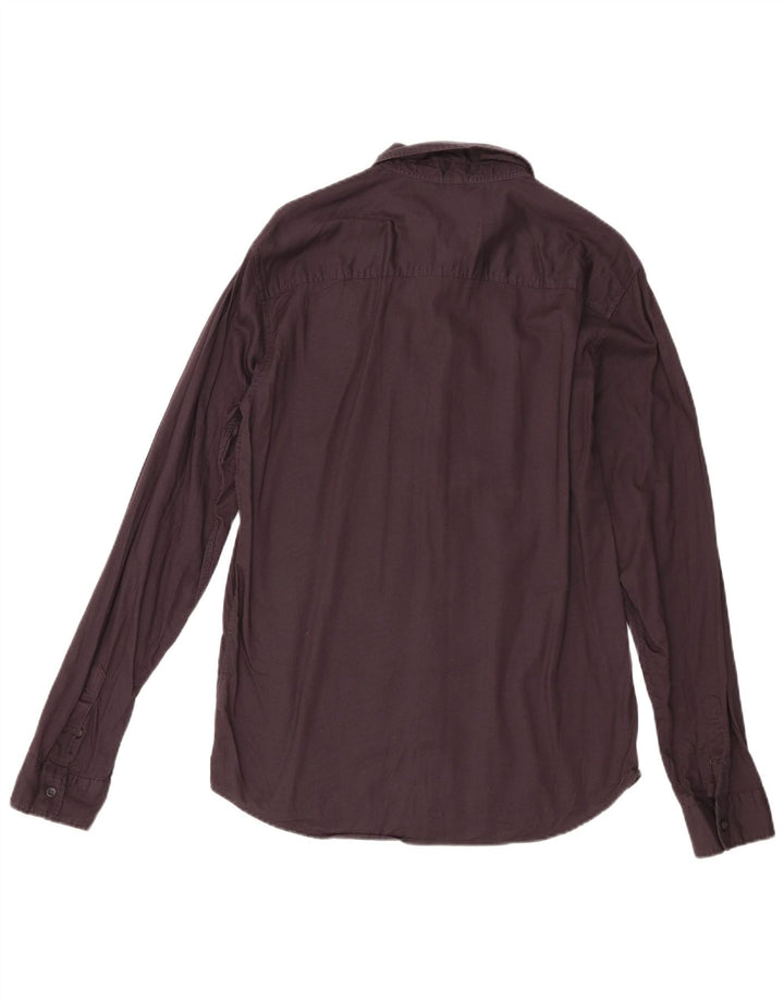 Camisa All Saints Hombre Mediana Algodón Negro